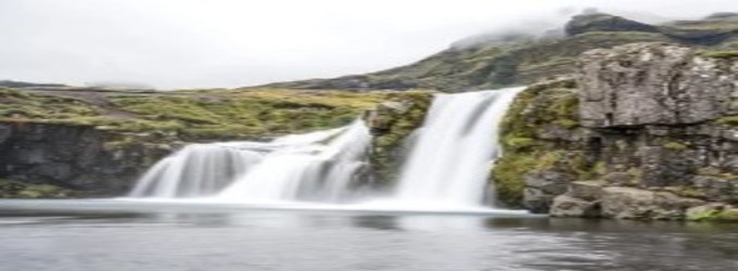 A Beautiful Iceland Waterfall