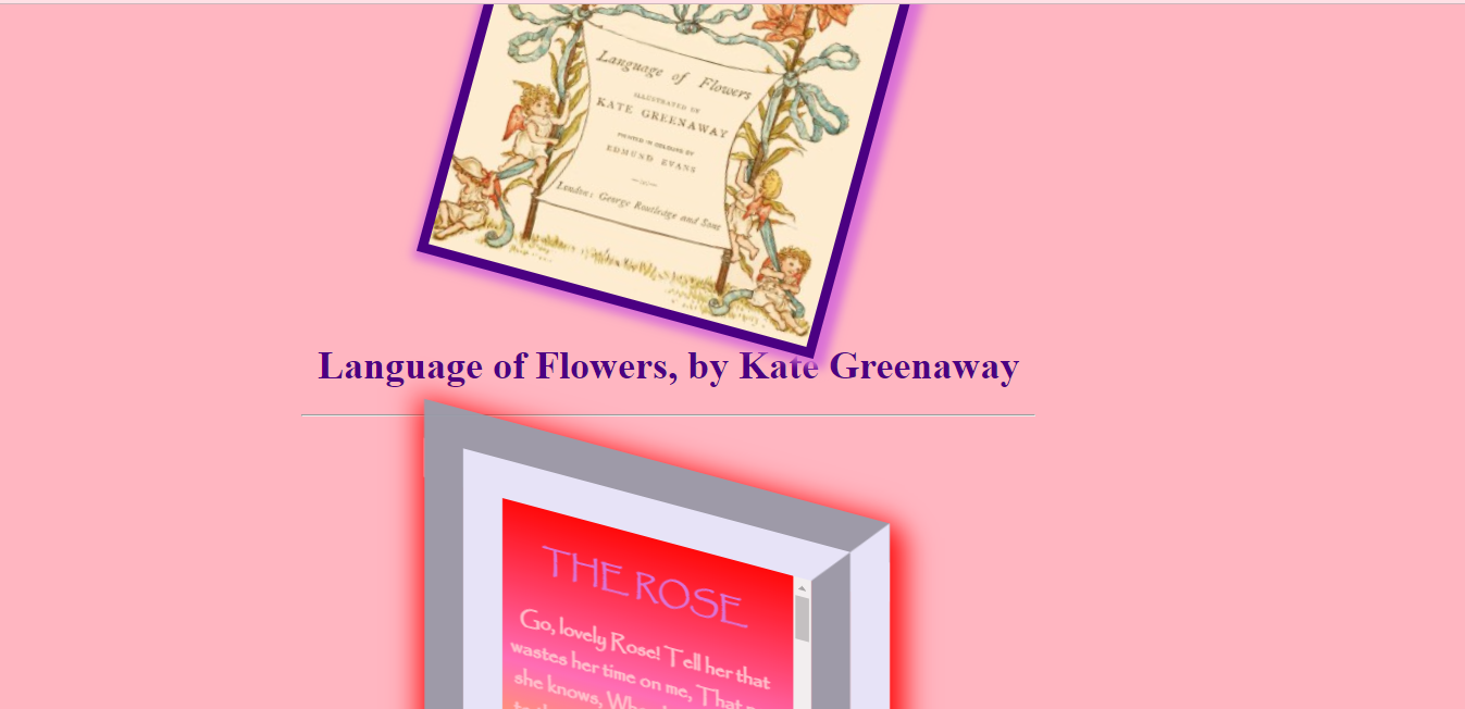 The Language of Flowers Website
